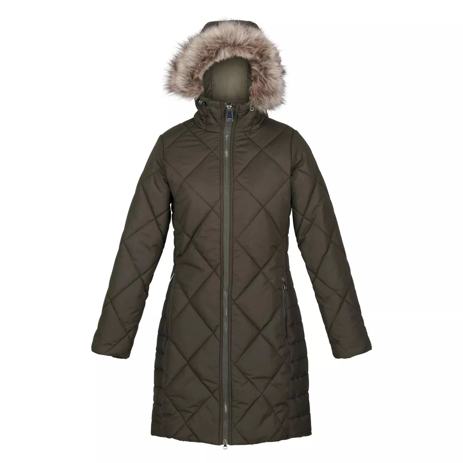 Regatta Womens/Ladies Fritha II Insulated Parka (Cabernet) 14 Regatta Womens/Ladies Fritha II Insulated Parka (Cabernet) - Image 12