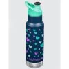 Klean Kanteen Kid Insulated Classic Narrow Sport Cap 12oz (355ml) - Navy Hearts -Sports Outdoor Store k069722955a245d161169c3c2ad1af280