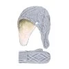Girls Cable Knitted Design Bobble Trapper Hat And Mittens Set 1 Girls Cable Knitted Design Bobble Trapper Hat And Mittens Set -Sports Outdoor Store k06f28e482e72c81232a253fe5ebdbcfb