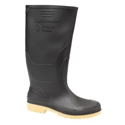 Administrator Wellington / Mens Boots / Plain Rubber Wellingtons (Black)