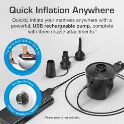 Single Camping Air Bed – Navy/White -Sports Outdoor Store k0a5c33e6003e398342410552331f9a4f