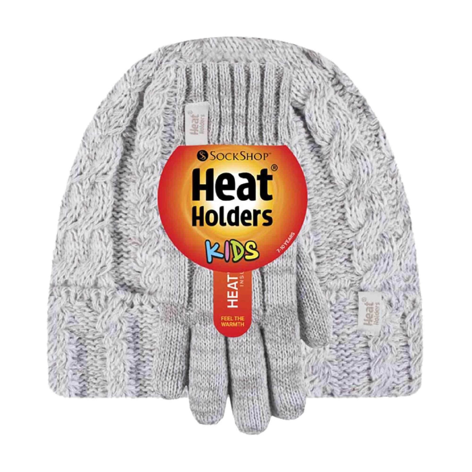 Kids Girls Cable Knitted Warm Fleece Lined Winter Hat And Gloves Set With Bobble 10 Kids Girls Cable Knitted Warm Fleece Lined Winter Hat And Gloves Set With Bobble - Image 8