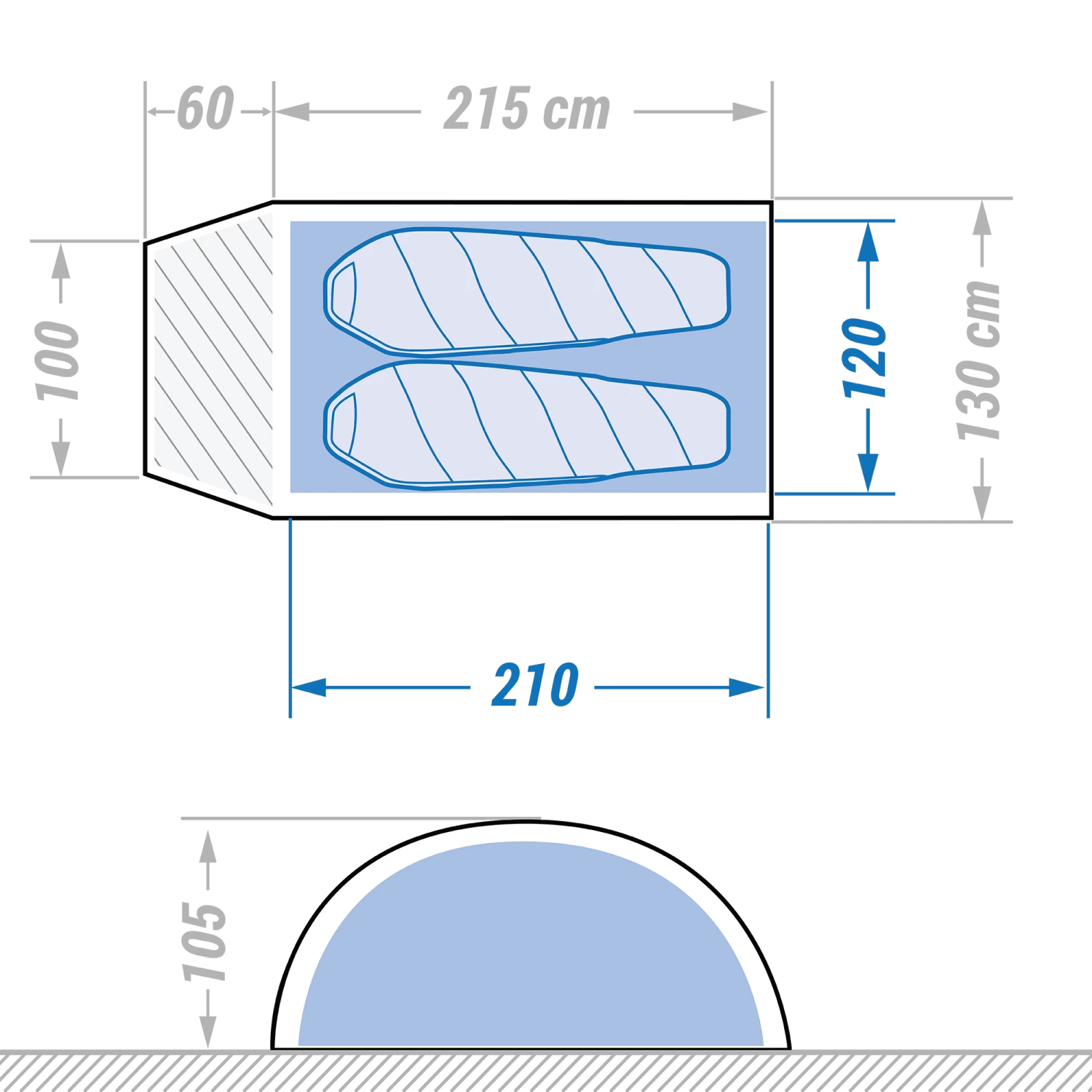 TROPICAL FREESTANDING TREKKING MOSQUITO NET TENT 5 TROPICAL FREESTANDING TREKKING MOSQUITO NET TENT - Image 3