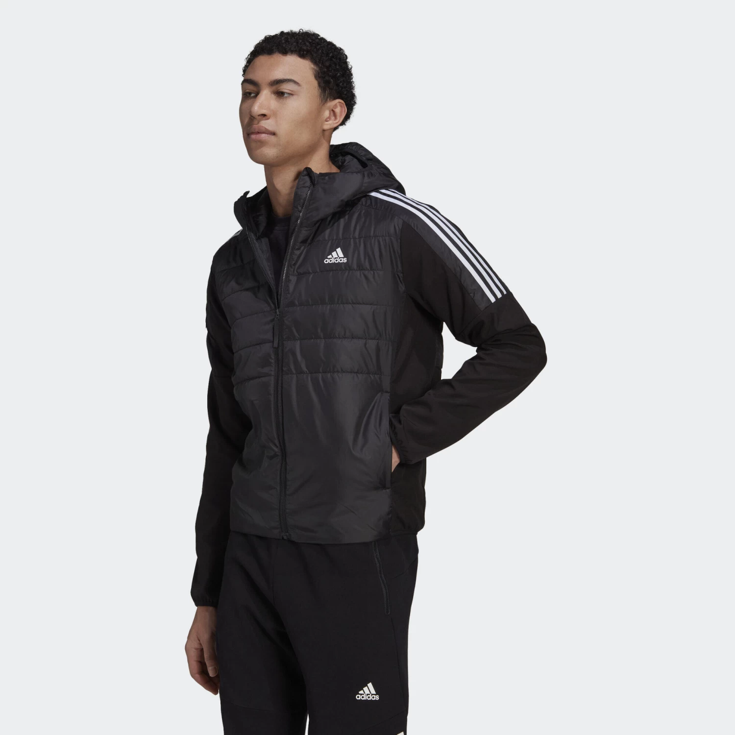 ADIDAS Essentials Insulated Hooded Hybrid Jacket 14 ADIDAS Essentials Insulated Hooded Hybrid Jacket - Image 12
