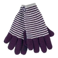 Ladies Striped Fleece Lined Knitted Warm Winter Thermal Gloves -Sports Outdoor Store k130663a3262927c74bc5b5ac4c4f6a15