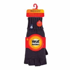 Ladies Solid Knitted Fleece Lined Thermal Fingerless Gloves -Sports Outdoor Store k175ed45059f24d43f49d18e6da159566