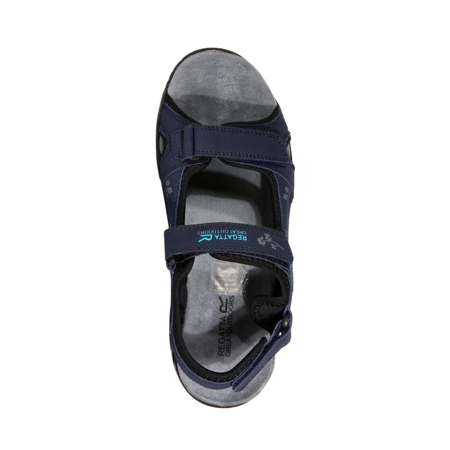 Regatta Womens/Ladies Haris Sandals (Navy/Black) 6 Regatta Womens/Ladies Haris Sandals (Navy/Black) - Image 4