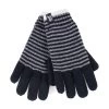 Ladies Striped Fleece Lined Knitted Warm Winter Thermal Gloves -Sports Outdoor Store k18b37ccf6793a779e7122370530d1cfe