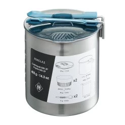 Stainless Steel 2 Person Cooking Set 1.6L -Sports Outdoor Store k1e4b7576c5d355d320828b3827621564