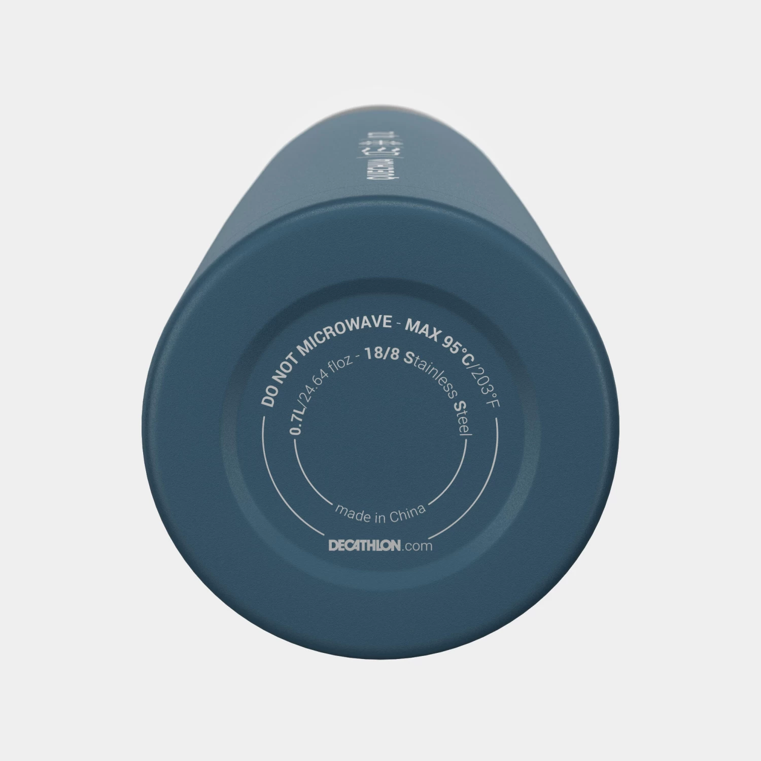 Quechua Stainless Steel Isothermal Hiking Bottle 0.7 Litre Blue 11 Quechua Stainless Steel Isothermal Hiking Bottle 0.7 Litre Blue - Image 9