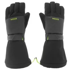 WEDZE KIDS’ WARM AND WATERPROOF SKI GLOVES 550 BLACK GREY 16 WEDZE KIDS’ WARM AND WATERPROOF SKI GLOVES 550 BLACK GREY -Sports Outdoor Store k25b5baae9954b62b846d430d085f4738