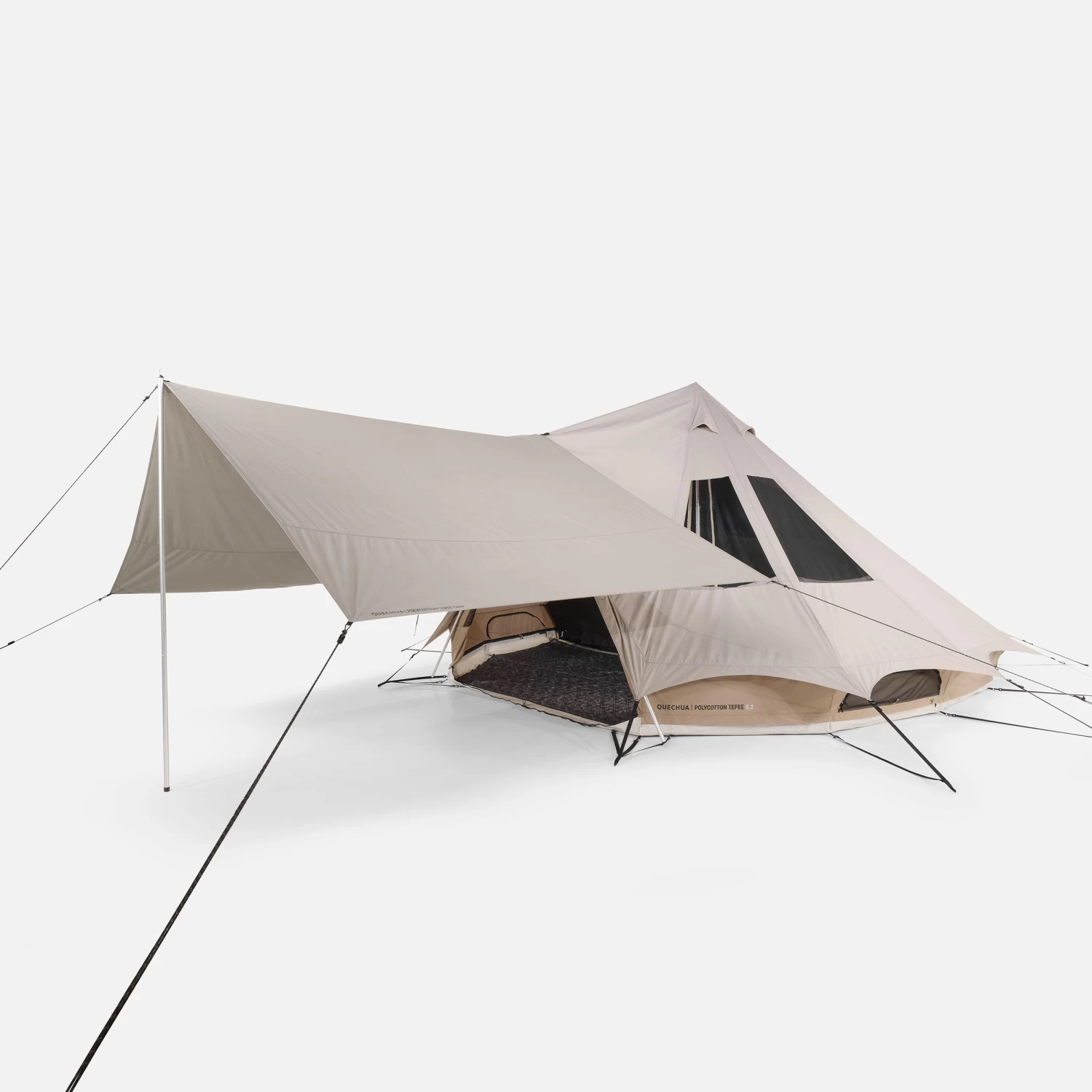 Quechua CAMPING TARP - TEPEE POLYCOTTON - 6 PERSON 3 Quechua CAMPING TARP - TEPEE POLYCOTTON - 6 PERSON