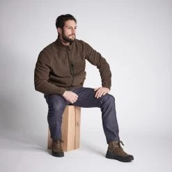 Breathable High-Fitting Leather Hunting Boots Crosshunt 100 D Brown 15 Breathable High-Fitting Leather Hunting Boots Crosshunt 100 D Brown -Sports Outdoor Store k29359925182f92c23094491d3b3b7211