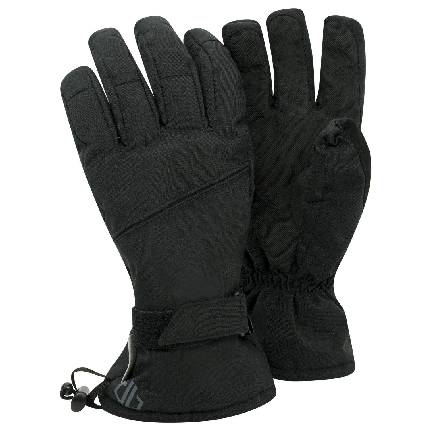 Regatta Unisex Adult Hand In Waterproof Ski Gloves (Black) 4 Regatta Unisex Adult Hand In Waterproof Ski Gloves (Black) - Image 2