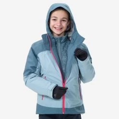 Quechua KIDS’ WARM AND WATERPROOF 3-in-1 HIKING JACKET - SH500 MT -10°C - 7 -Sports Outdoor Store k2db20c0bcb51ec80518597c90af4df1b