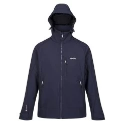 Regatta Mens Hewitts VII Soft Shell Jacket (Navy)