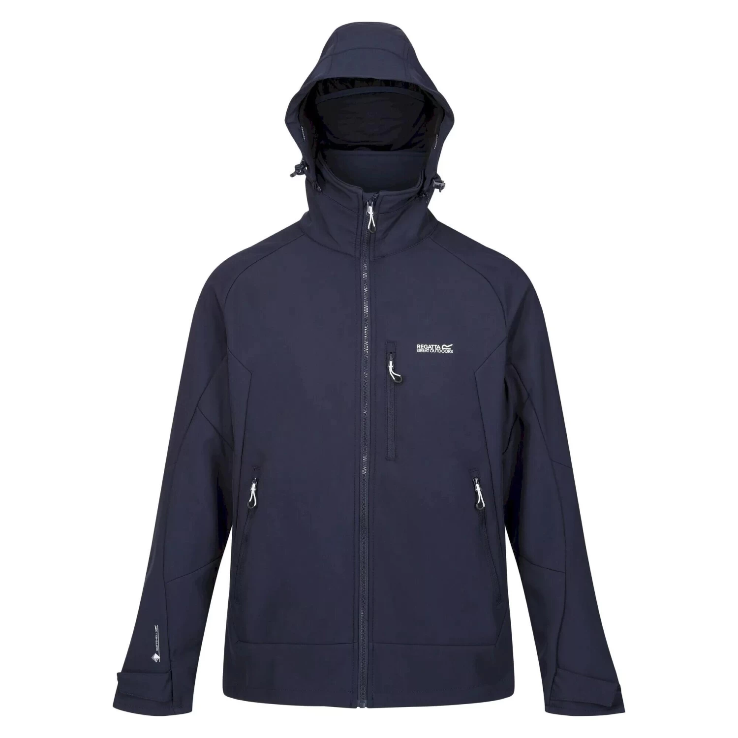 Regatta Mens Hewitts VII Soft Shell Jacket (Navy) 3 Regatta Mens Hewitts VII Soft Shell Jacket (Navy)