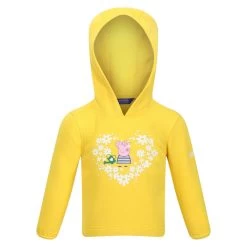 Regatta Childrens/Kids Peppa Pig Floral Hoodie (Maize Yellow)