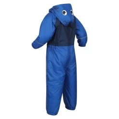Regatta Childrens/Kids Mudplay III Hooded Rainsuit (Nautical Blue) -Sports Outdoor Store k3580bdc845a2bc12180d96e8dd2cf4e8