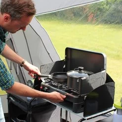 Twin Burner Gas Stove & Grill -Sports Outdoor Store k37f16a71d8b358cebe612ce5dcfbe5ff