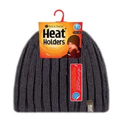 Mens 3.4 TOG Fleece Lined Ribbed Knitted Thermal Winter Hat -Sports Outdoor Store k38db322b795159ec9491f8c991fc0432