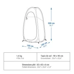 Quechua CAMPING SHOWER CUBICLE 6 Quechua CAMPING SHOWER CUBICLE -Sports Outdoor Store k3a9388f54e472801d9ee63d72174e853
