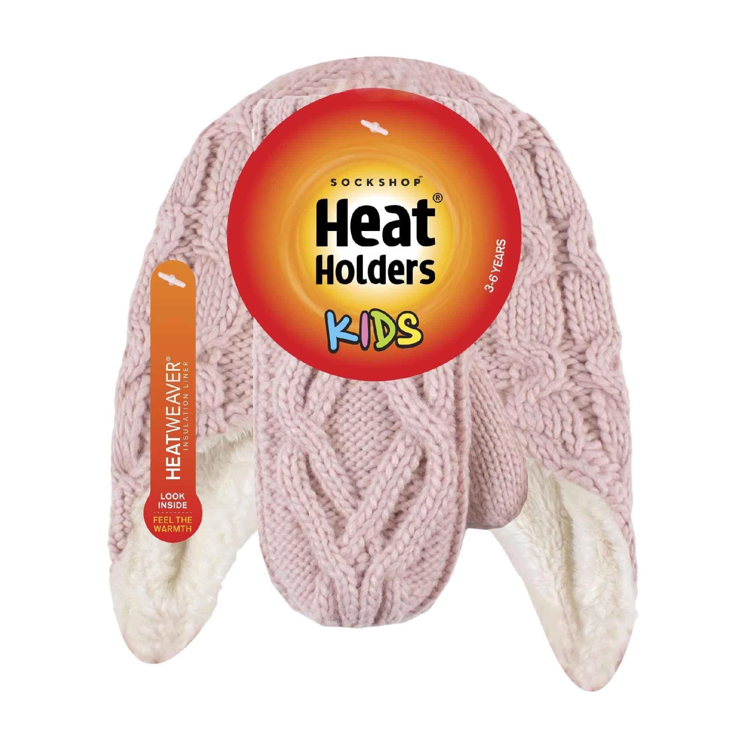 Girls Cable Knitted Design Bobble Trapper Hat And Mittens Set 6 Girls Cable Knitted Design Bobble Trapper Hat And Mittens Set - Image 4