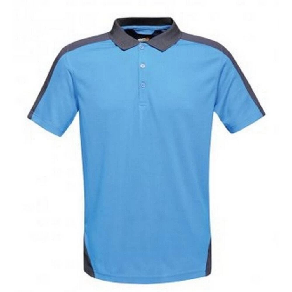 Regatta Contrast Coolweave Pique Polo Shirt (Black/Classic Red) 15 Regatta Contrast Coolweave Pique Polo Shirt (Black/Classic Red) - Image 13