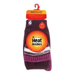 Ladies Striped Thermal Knitted Converter Mitten Gloves -Sports Outdoor Store k498eca05a87c5410bcf2eb614b32ec0a