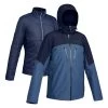 Men's 3-in-1 Waterproof Travel Trekking Jacket Travel 500 -10°C -Sports Outdoor Store k4a970066b8206e9362192f6cbfdae330