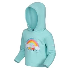 Regatta Childrens/Kids Peppa Pig Rainbow Hoodie (Aruba Blue) -Sports Outdoor Store k5937c8242781272ca62cbe2372dfc456