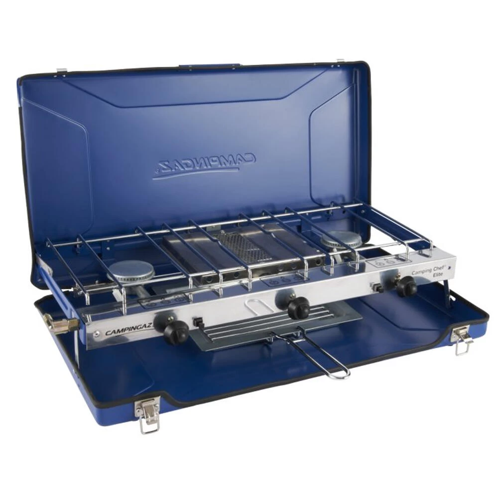 Campingaz Chef Folding Double Burner Stove Portable Cooker & Grill 3 Campingaz Chef Folding Double Burner Stove Portable Cooker & Grill