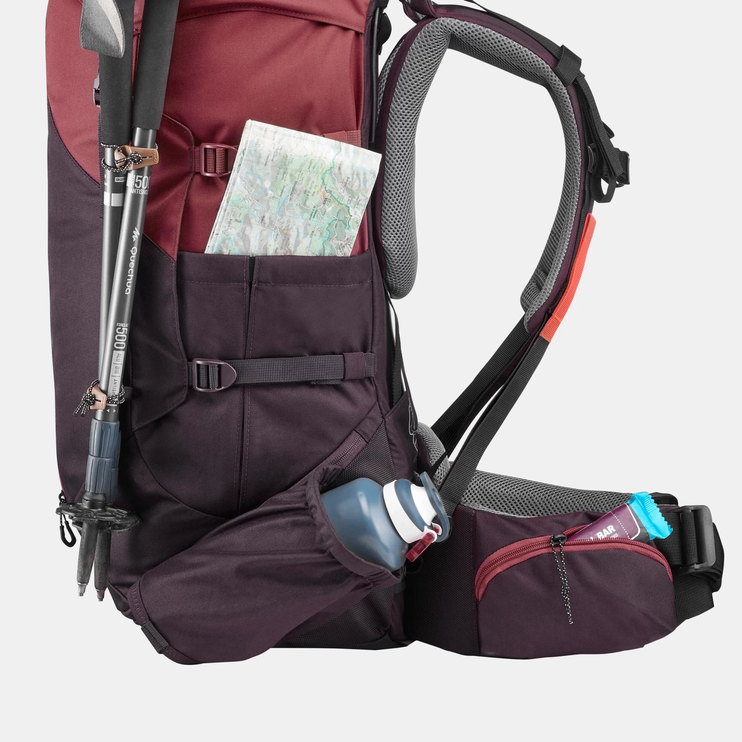 Women's Trekking 50 L Backpack MT100 Easyfit 13 Women's Trekking 50 L Backpack MT100 Easyfit - Image 11