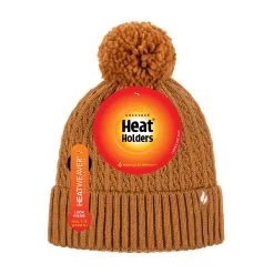 Ladies Winter Knitted Ribbed Thermal Cable Beanie Pom Pom Hat -Sports Outdoor Store k5da7e900b87f87ffe275b931b950e1e7