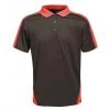 Regatta Contrast Coolweave Pique Polo Shirt (Black/Classic Red) -Sports Outdoor Store k64f15c11502e6ed4294d0f1fd56c4a51