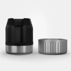 Quechua Stainless Steel Isothermal Food Box For Hiking MH500 0.8 L With Bowl Black -Sports Outdoor Store k65696e8c1e3be71e5d620f434004ef50