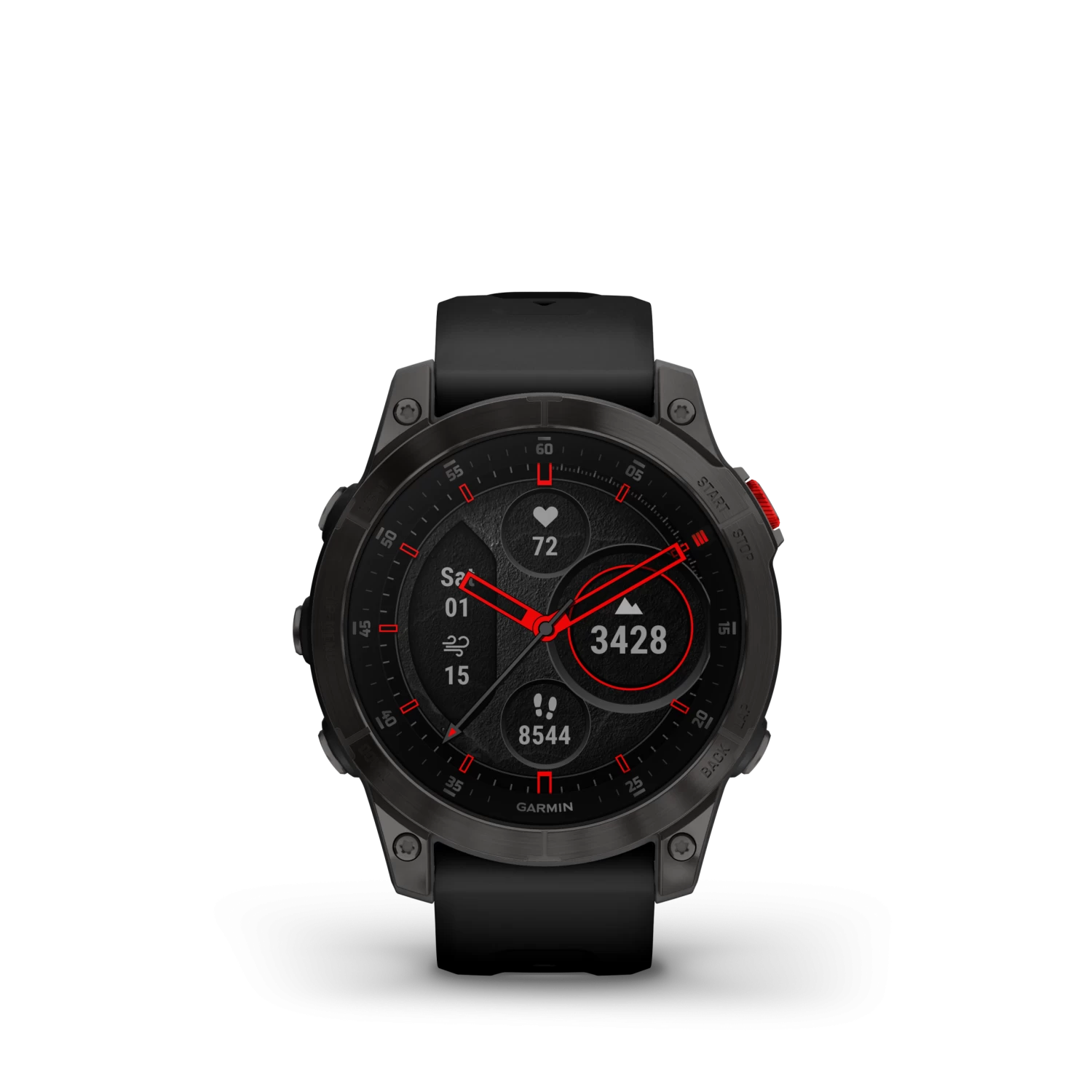 Men's Multisport Smart Watch With GPS And HRM - GARMIN EPIX SAPPHIRE TITAN 3 Men's Multisport Smart Watch With GPS And HRM - GARMIN EPIX SAPPHIRE TITAN
