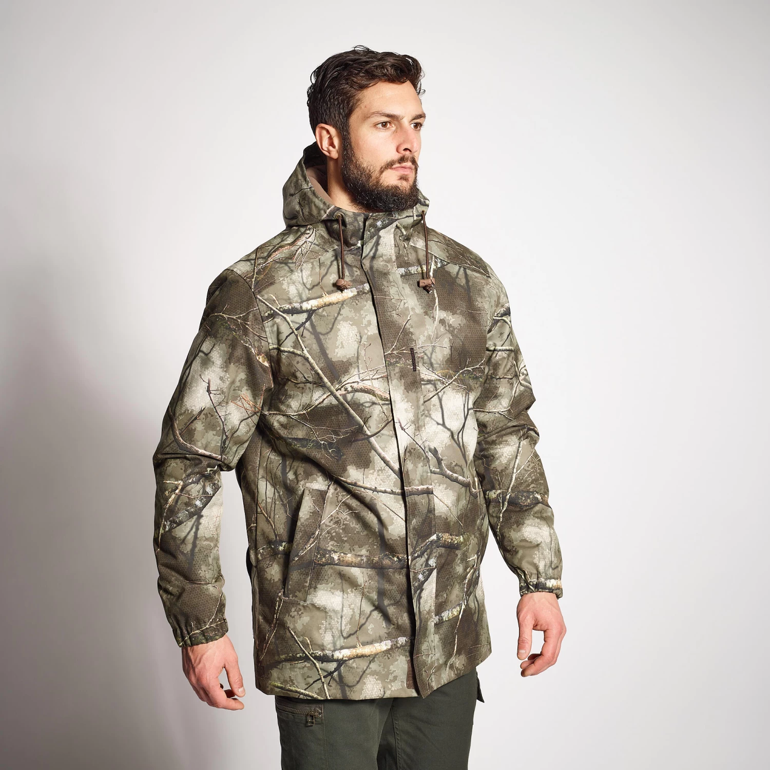 WARM WATERPROOF HUNTING JACKET TREEMETIC 100 3 WARM WATERPROOF HUNTING JACKET TREEMETIC 100
