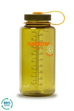 Nalgene 1L Wide Mouth Sustain Water Bottle - Made From 50% Plastic Waste -Sports Outdoor Store k7ed6b1c43bac1bce1113c5cbf85f449b