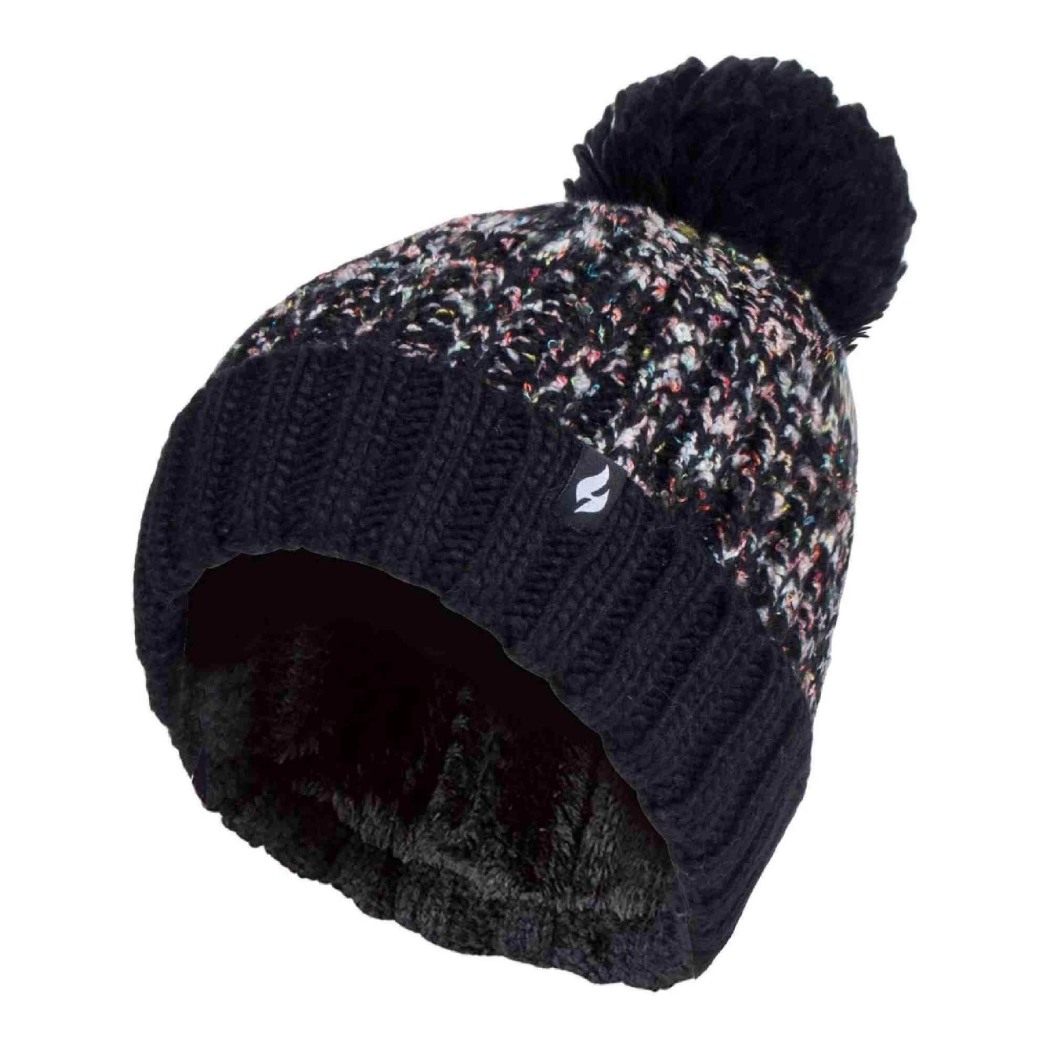 Ladies Thermal Winter Bobble Hat With Extra Large Pom Pom 3 Ladies Thermal Winter Bobble Hat With Extra Large Pom Pom