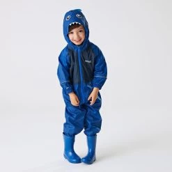 Regatta Kids' Charco Breathable Waterproof Puddle Suit -Sports Outdoor Store k8c9a3200c0293ce608fa42d55b160630
