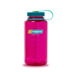 Nalgene 1L Wide Mouth Sustain Water Bottle - Made From 50% Plastic Waste -Sports Outdoor Store k9ef95eb90d7523abd7d11e25cb8d2c90