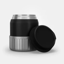 Quechua Stainless Steel Isothermal Food Box For Hiking MH500 0.8 L With Bowl Black -Sports Outdoor Store ka2e12d4fd47de5b6c38e2f06a732e432