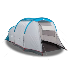 Quechua 4 Man Tent With Poles -Sports Outdoor Store ka786a26e5cb2249d7ad7e6df6c89dc50