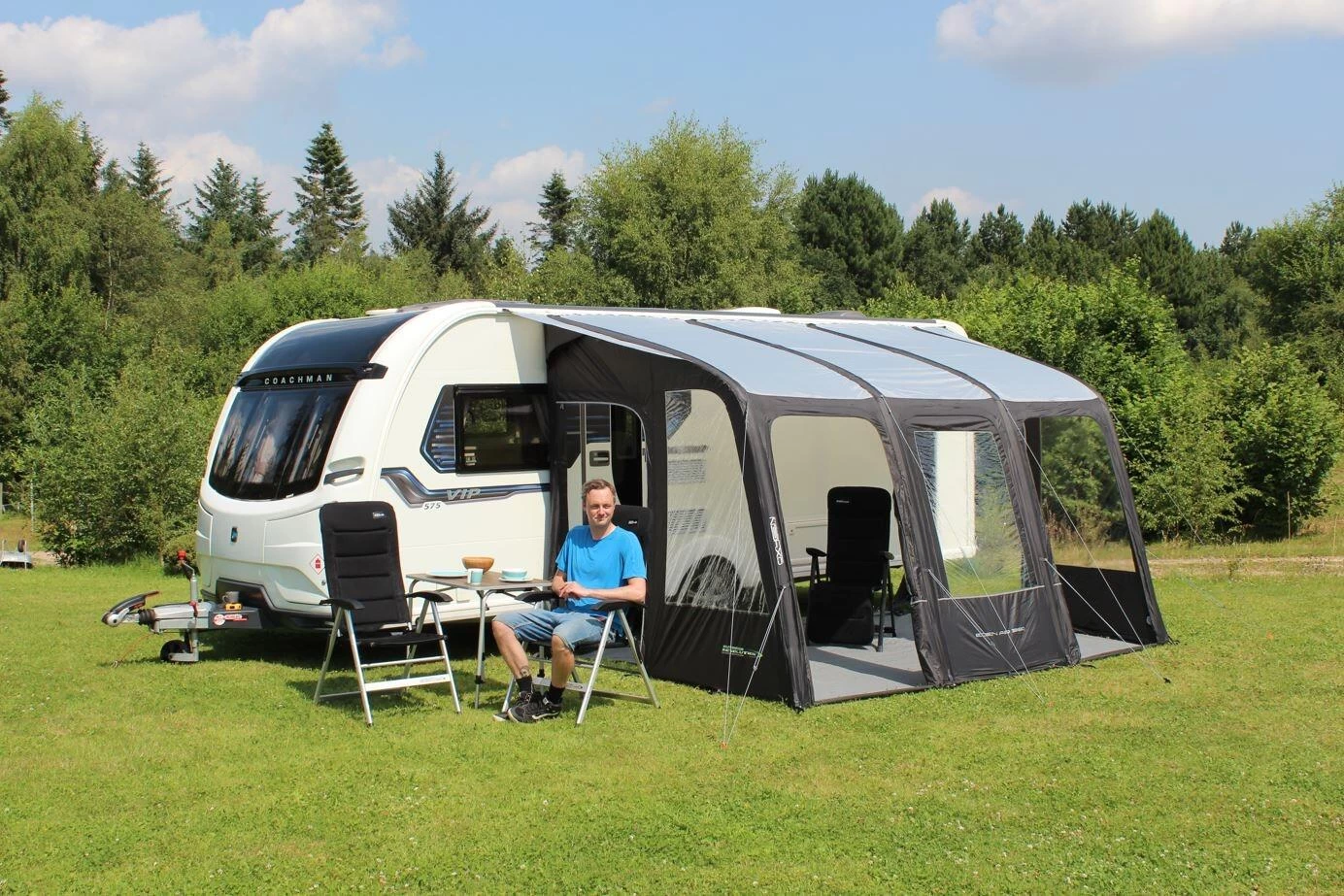 Outdoor Revolution Eden 390 Air Caravan Porch Awning 4 Outdoor Revolution Eden 390 Air Caravan Porch Awning - Image 2