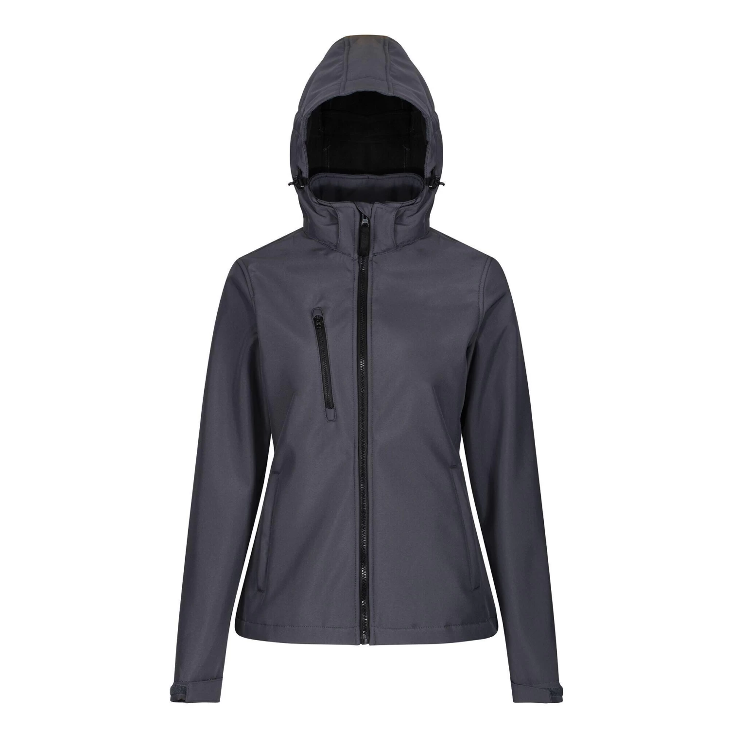 Regatta Womens/Ladies Venturer 3 Layer Membrane Soft Shell Jacket (French Blue/Navy) 18 Regatta Womens/Ladies Venturer 3 Layer Membrane Soft Shell Jacket (French Blue/Navy) - Image 16