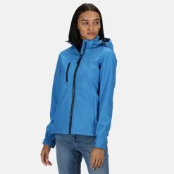 Regatta Womens/Ladies Venturer 3 Layer Membrane Soft Shell Jacket (French Blue/Navy) 22 Regatta Womens/Ladies Venturer 3 Layer Membrane Soft Shell Jacket (French Blue/Navy) -Sports Outdoor Store kb4f977d419a6ebbf62e770c96715bc60