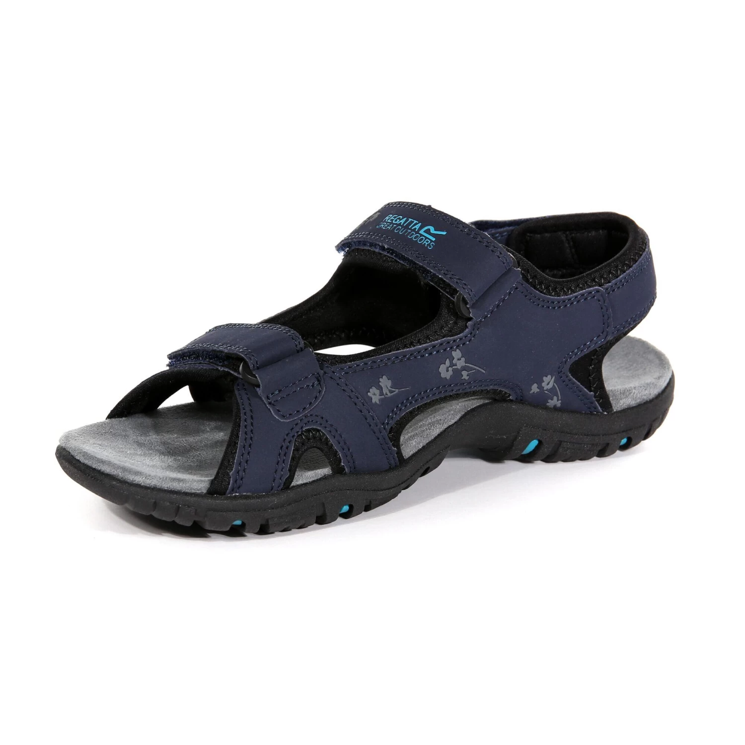 Regatta Womens/Ladies Haris Sandals (Navy/Black) 5 Regatta Womens/Ladies Haris Sandals (Navy/Black) - Image 3