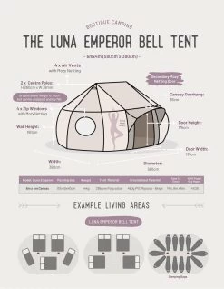 Luna Emperor Bell Tent 11 Luna Emperor Bell Tent -Sports Outdoor Store kbe4402828513e30b81ff2f4a55b5bfc3