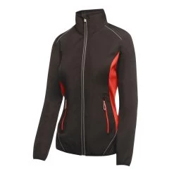 Regatta Activewear Womens/Ladies Sochi Softshell Jacket (Black/Classic Red)